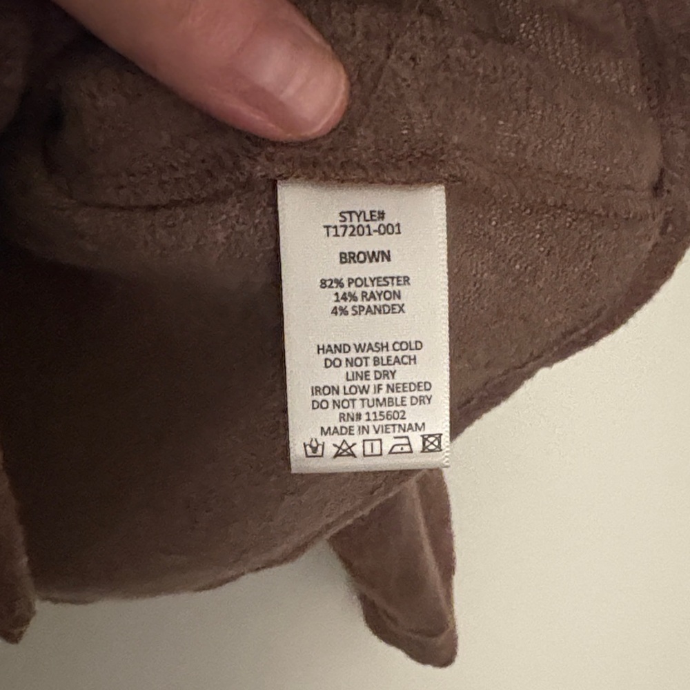 All in Favor Rust-Brown Knit Cardigan - Picture 5 of 6